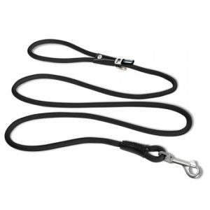 Ελαστικός οδηγός curli strech comfort leash black medium